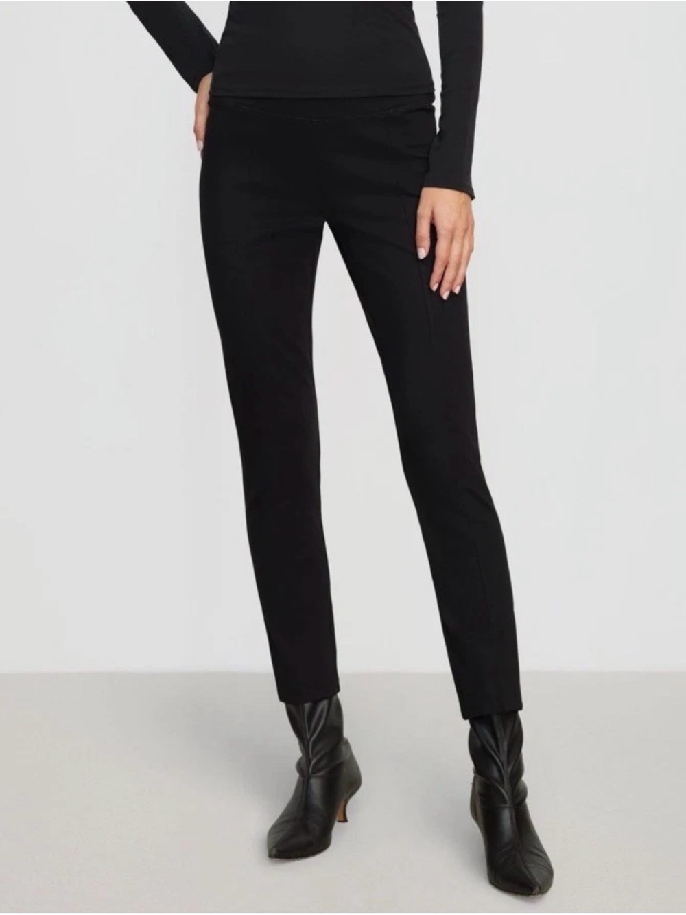 Modern Citizen Bea Slim Ponte Black Leggings, Size L